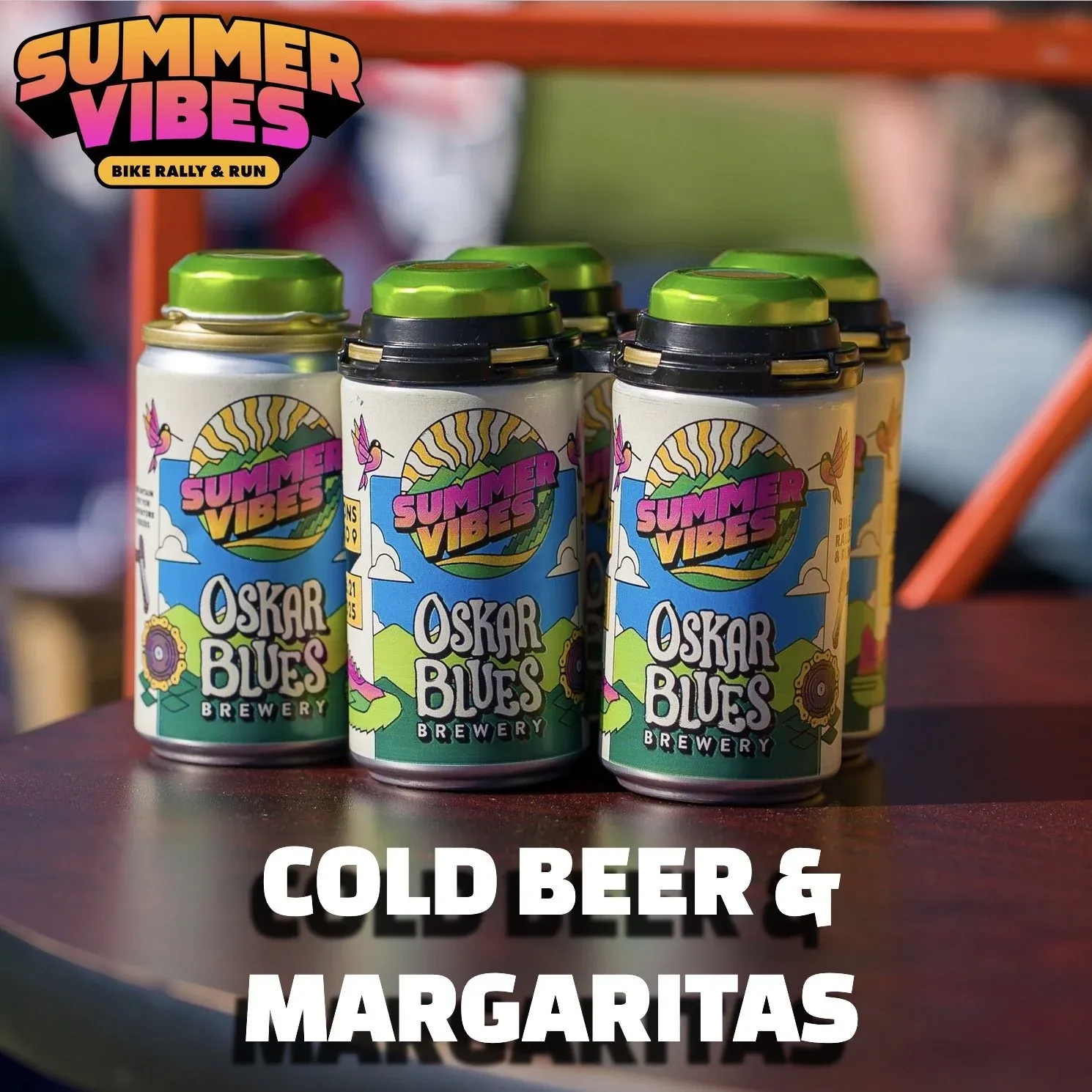 Cold beer and margaritas